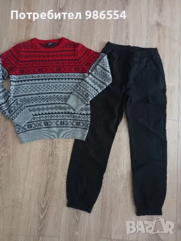Сет за момче Lcwaikiki пуловер и дънки размер 146 см , снимка 2 - Детски комплекти - 49781396