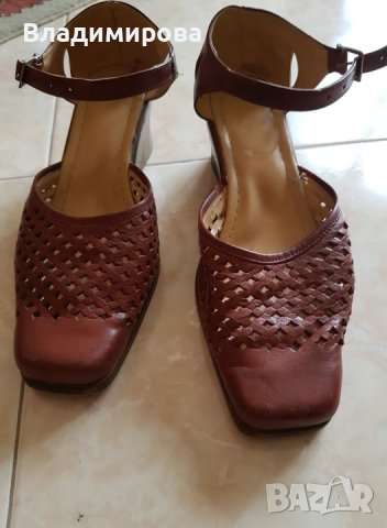Дамски обувки GEOX №40 - естествена кожа и други, снимка 6 - Сандали - 37462750