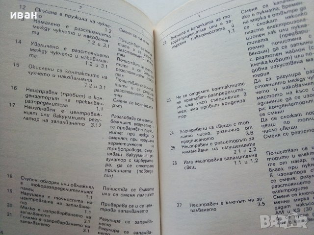 Неизправности в леките автомобили - В.Вълков - 1985г., снимка 4 - Специализирана литература - 36935977