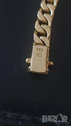 Златна гривна с брилянти, снимка 5 - Гривни - 47799416