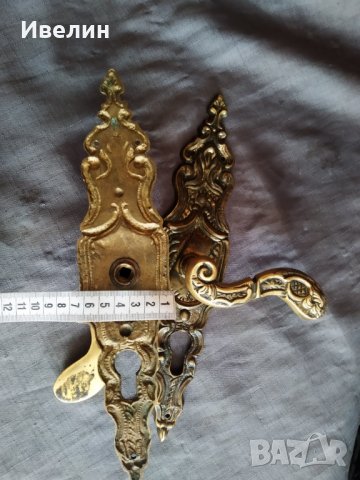 барокови дръжки за врата на шилд-комплект , снимка 4 - Антикварни и старинни предмети - 30502398