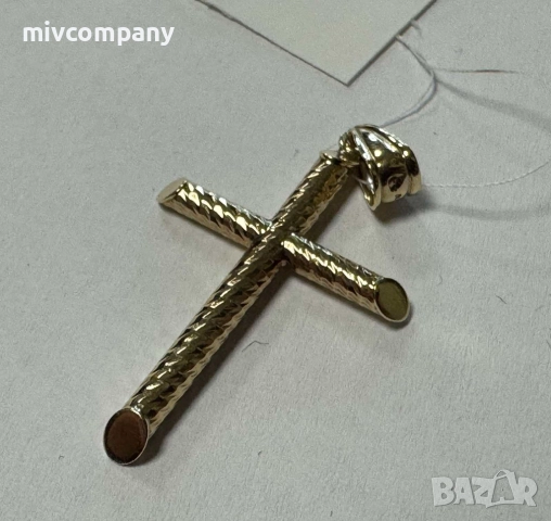 Златен кръст 1.14гр., снимка 3 - Колиета, медальони, синджири - 52710253