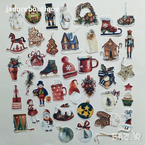 Стикери за скрапбук Зимни/ Коледни теми различни видове, снимка 6 - Други - 47651800