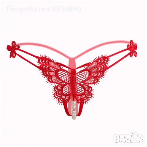 Стимулиращи еротични дамски прашки с вагинални топчета и отворено дъно - Код: P1319, снимка 10 - Бельо - 51988529