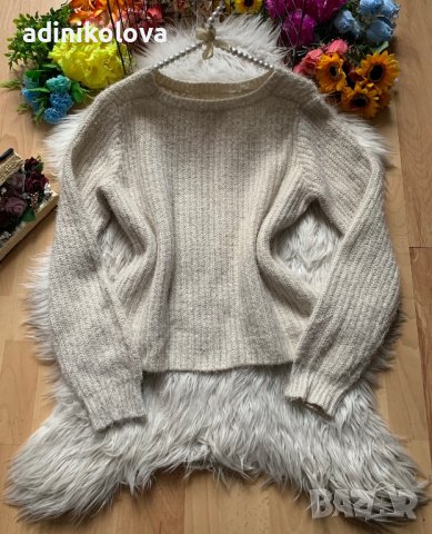 Пухкав пуловер, снимка 1 - Блузи с дълъг ръкав и пуловери - 39459938