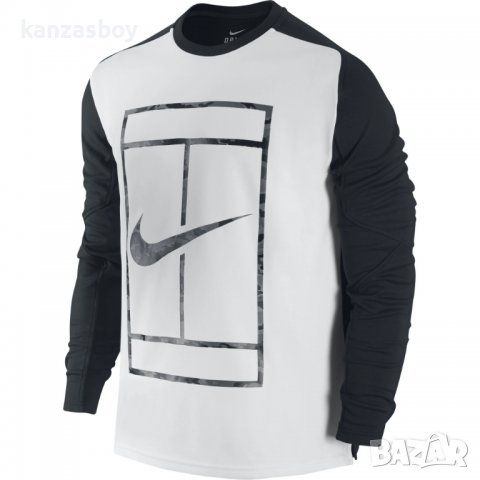 Nike Tennis Nuts Mens Long-Sleeve Practice Crew - страхотна мъжка блуза, снимка 1 - Спортни дрехи, екипи - 38475647