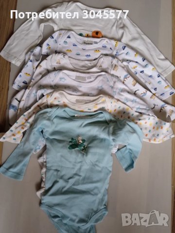 Боди Бодита с дълъг ръкав 6 броя размер 86/92 , снимка 1