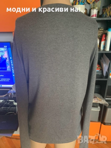 Мъжки пуловер Banana Republic, размер М (коприна, кашмир), снимка 4 - Пуловери - 52289191