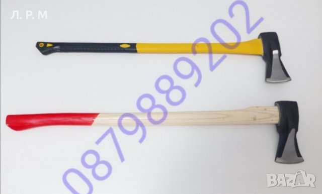 Брадва с клин фибростъкло,Брадва с клин за цепене на дърва 90см, снимка 2 - Градински инструменти - 38035439