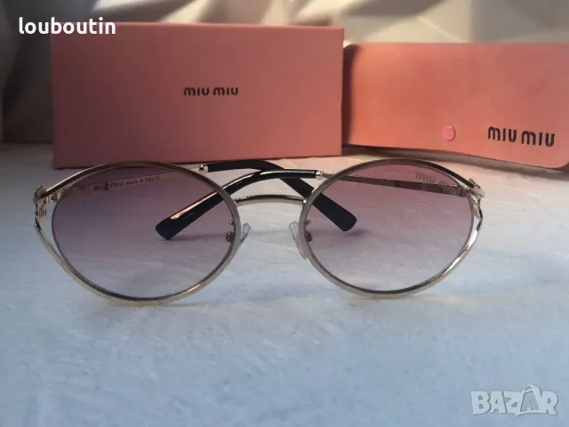 Miu 2024 дамски слънчеви очила елипса овални кръгли 4 цвята, снимка 9 - Слънчеви и диоптрични очила - 47930800