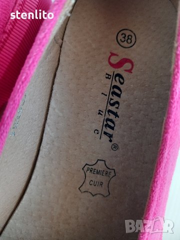 Нови Дамски мокасини цвят фуксия, снимка 7 - Дамски елегантни обувки - 44335827