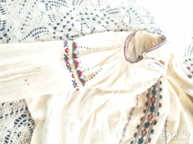 Автентична риза от народна носия.Богато везана, снимка 7 - Антикварни и старинни предмети - 47558730