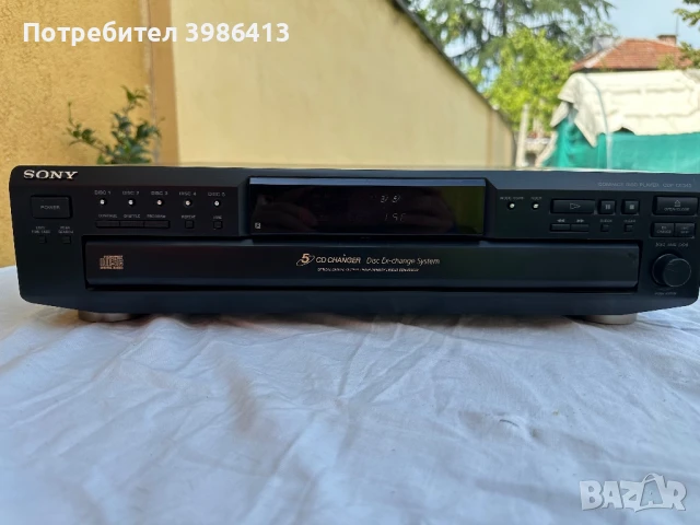 CD чейнджър с 5 диска Sony CDP-CE345, снимка 1