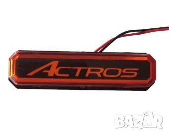 Габарити Лед Неон Мерцедес Актрос ACTROS червен,оранжев,бял лого 12/24V, снимка 2 - Аксесоари и консумативи - 40255720