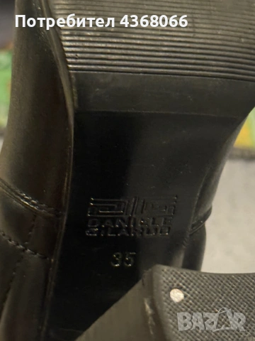 Дамски ботуши 35 номер от естествена кожа черни, снимка 6 - Дамски ботуши - 53373995