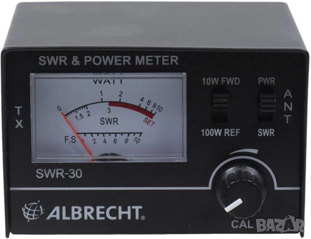 КСВ-мер Albrecht SWR-30, снимка 3 - Друга електроника - 52847087