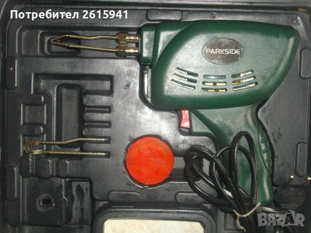 Нов 20 Части Немски Комплект Инструменти/Поялник/Пистолет Силикон-ТСМ/180W-Parkside-Ел.Поялник-Герм., снимка 14 - Поялници и запояване - 40654223