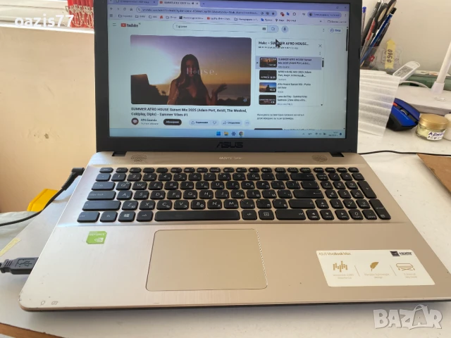 СТИЛЕН лаптоп 15,6 slim  ASUS vivobook Х541n ,4 ядра ,4 нишки intel Е 4200 RAM 8 gb , снимка 6 - Лаптопи за работа - 51273905