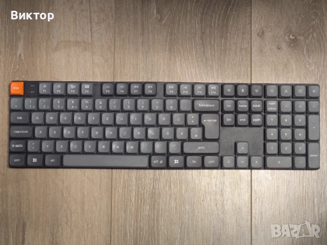 Механична клавиатура Keychron K5 Max QMK/VIA DE, RGB, Hot-Swappable, Безжична, Bluetooth , снимка 3 - Клавиатури и мишки - 55964996