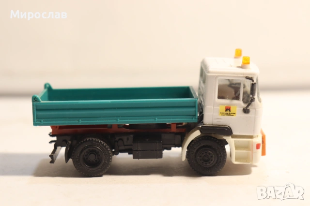 HERPA H0 1/87 MAN САМОСВАЛ КАМИОН МОДЕЛ, снимка 4 - Колекции - 54350720