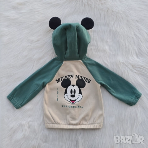 Детски суичър Мики Маус 18-24 месеца , снимка 6 - Бебешки блузки - 52796529