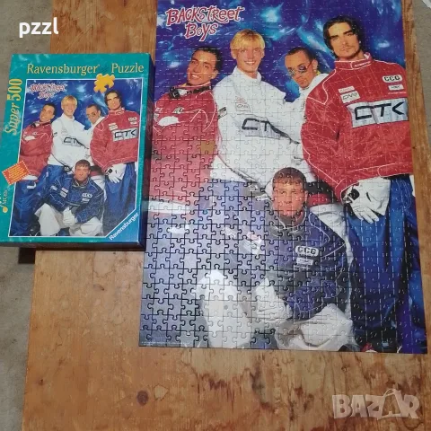 Пъзел "Backstreet Boys” Ravensburger 1998г. 500 части, снимка 7 - Пъзели - 56077477