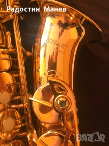 Продавам алт саксофон ELKHART deluxe, снимка 4 - Духови инструменти - 51074600