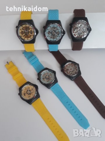 Механичен мъжки часовник ST. TROPEZ различни цветове 2 на цената на 1