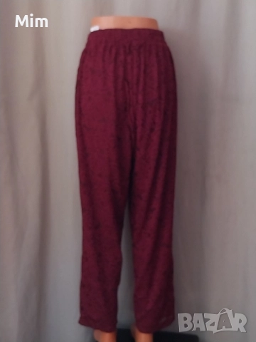 Zizzi 3XL Дантелен панталон бордо, снимка 7 - Панталони - 51460670