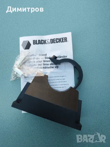 Стойка за мини лентов шлайф Black Decker, снимка 3 - Други машини и части - 48395514