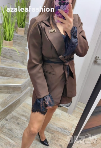 Дамски сет - сако панталонки и бюстие, снимка 9 - Комплекти - 52670822