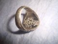 МАЙСТОРСКИ МАСИВЕН РЕТРО СРЕБЪРЕН АРТ ДЕКО ПРЪСТЕН ЛАКИРАНО СРЕБРО 925 СТИЛНО ОРНАМЕНТИРАН 28744, снимка 8