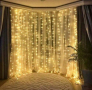 Коледна завеса от лампички , снимка 1 - Други - 44634982