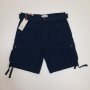 Lee Cooper - Мъжки къси панталони Belted Cargo, размер - М. , снимка 1 - Къси панталони - 40083962