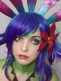 Аниме косплей LOL Neeko Cosplay перука микс от цветове, снимка 5