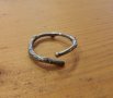 Сребърен пръстен "клонче", снимка 4