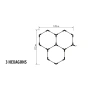 LED Система HEXAGON 3 105W 10500Lum, снимка 2