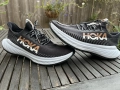 $163 Мъжки маратонки HOKA Carbon X3 Black and white 44-45 отлично състояние, снимка 3