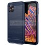 Samsung Galaxy Xcover 6 Pro Противоударен Силиконов Гръб - Карбон, снимка 3