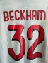 AC Milan David Beckham Adidas Formotion оригинална тениска фланелка с автограф Милан Бекъм , снимка 2