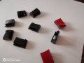 Черни пластмасови самозалепващи държач държачи за кабел на смартфон телефон таблет и други, снимка 12
