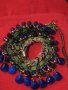 БЕРБЕРСКА ТРАДИЦИОННА ОГЪРЛИЦА с ЛАЗУРИТ КРИСТАЛИ и ЦИРКОН РЪЧНА ИЗРАБОТКА УНИКАЛНО ЕТНО-БИЖУ 12300, снимка 17