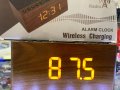 Дигитален Часовник с Безжично Зарядно / Дигитален будилник със зарядно, снимка 7