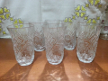 Кристални чаши за вода, снимка 1 - Антикварни и старинни предмети - 44797519