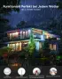 Интелигентни външни светлини APPECK, 30 м, 72 LED, RGB смарт постоянно външно осветление, снимка 4