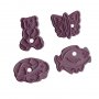 2355 Комплект форми за сладки животни резци за тесто с щампа костенурка мече рибка пеперуда, снимка 5