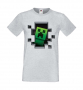 Мъжка тениска Creeper Face 4,Minecraft,Игра,Забавление,подарък,Изненада,Рожден Ден., снимка 1 - Тениски - 36492807