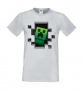 Мъжка тениска Creeper Face 4,Minecraft,Игра,Забавление,подарък,Изненада,Рожден Ден., снимка 1