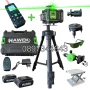 Лазерен нивелир HAWEK 4D 16 линии  + лазерна ролетка50м , снимка 1