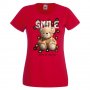 Дамска тениска bear SMILE,Мече,Меченце,Животно, Играчка,Изненада,Подарък,Повод,, снимка 5